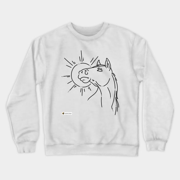 Original art by Katey Rogers Crewneck Sweatshirt by SunshineHorses